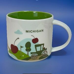 Starbucks Michigan Cup Been There Series You Are Here Mug 12 Oz 2016